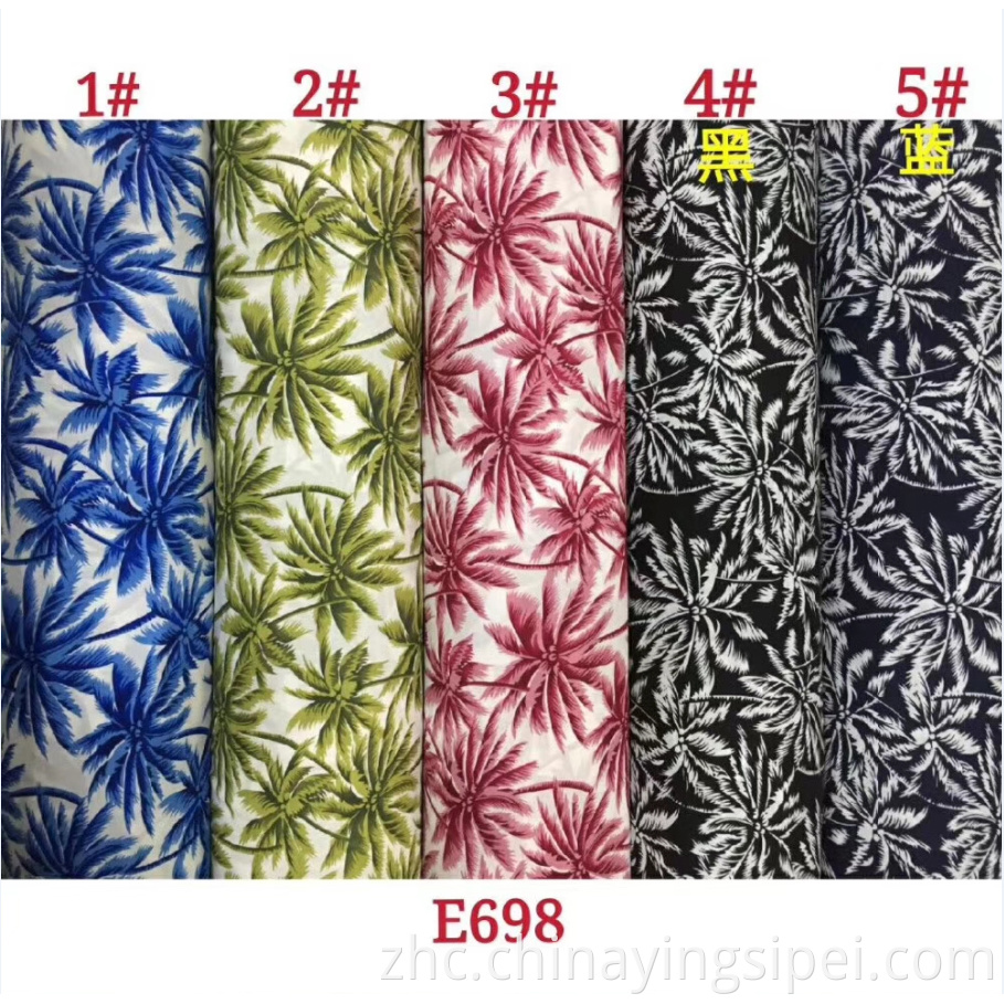 ISP纺织品45s软挑战丝rayon面料普通织物人造丝图印刷tecido粘液材料粘胶100％人造丝面料